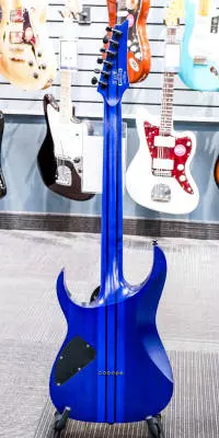Ibanez - RG Neck-Thru Electric Guitar - Blue Lagoon Burst Flat 2